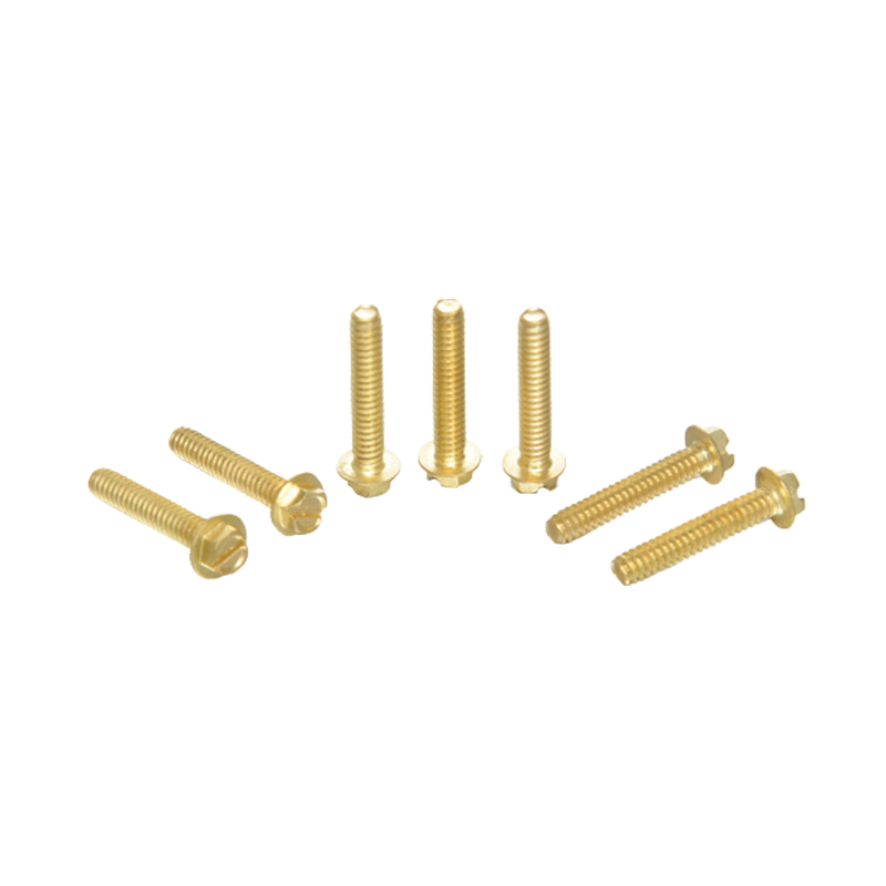 Žuti vijci za prirubnice od cinka